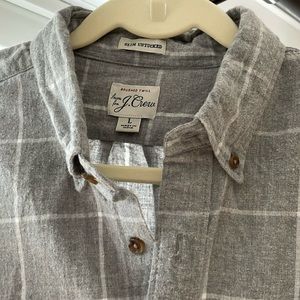 J. Crew - Men’s brushed twill flannel - slim untucked size large